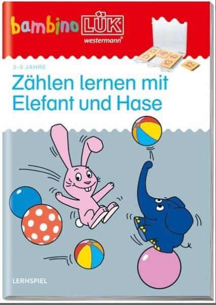 bambinoLÜK - 2/3 Jahre - Zählen lernen mit Elefant und Hase