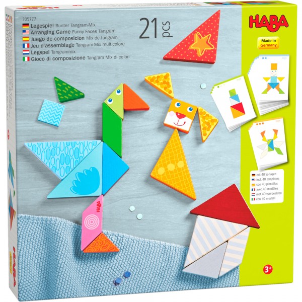 Legespiel Bunter Tangram-Mix