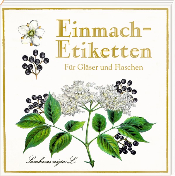 Etikettenbüchlein: Einmach-Etiketten (Sammlung Augustina)