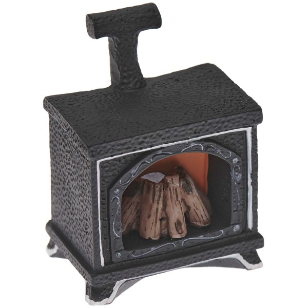 Miniatur Kamin mit Licht 7x4,8x2,2cm - Wichtel- und Puppenstube