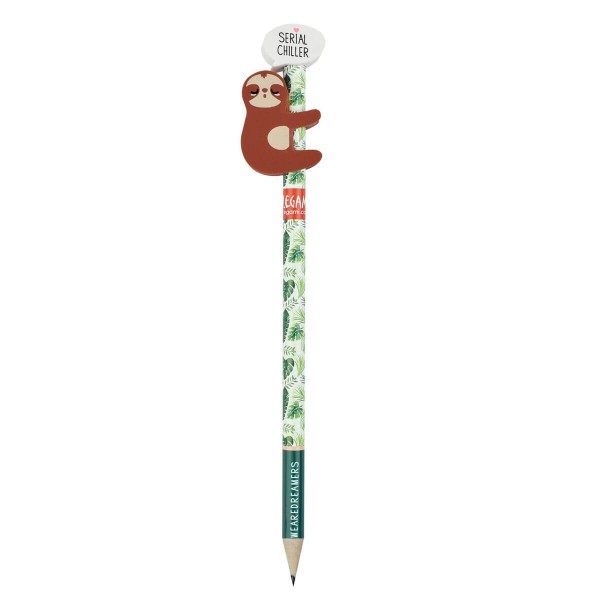 Bleistift mit Radiergummi - Faultier Serial Chiller