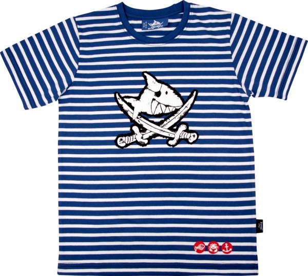 T-Shirt Capt'n Sharky, one size (Gr.104/116)