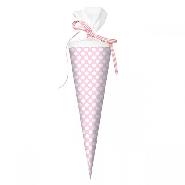 Schultüte Punkte Rosa M