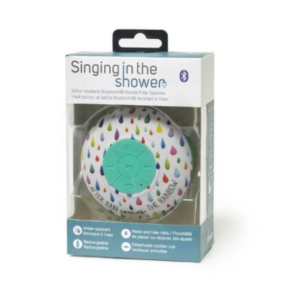 Singing in the Shower - Wasserfester Bluetooth®-Freisprechlautsprecher Regenbogen