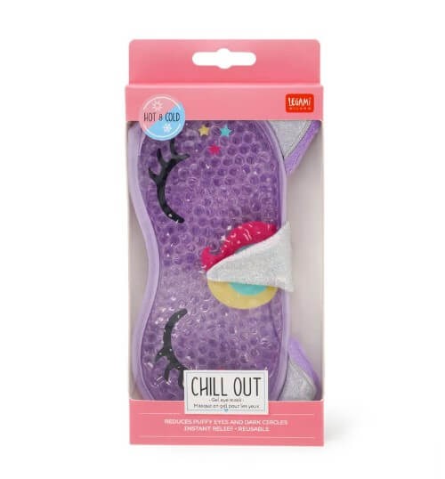 Gelmaske für die Augen - Chill Out Einhorn