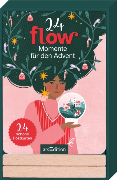 Bea Muller: 24 Flow-Momente für den Advent - 24 schöne Postkarten