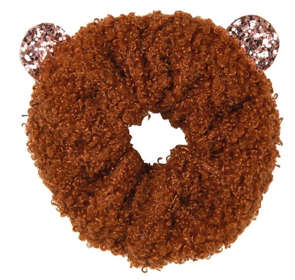 Teddy-Scrunchie Sternenstaub (versch. Farben)