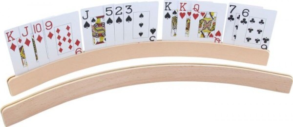 Spielkartenhalter Holz 50 cm, 1 Stück