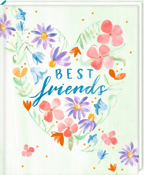 Freundebuch: Handlettering - Best friends