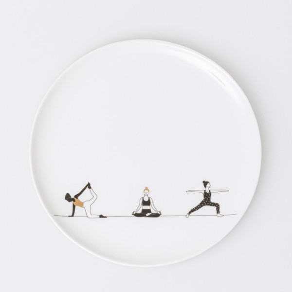 HOBBY. GESCHENKTELLER. YOGA