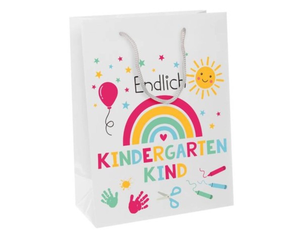 Geschenktüte Kindergarten - Endlich Kindergartenkind - Größe L