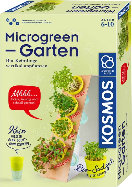 Microgreen-Garten: Bio-Keimlinge vertikal anpflanzen