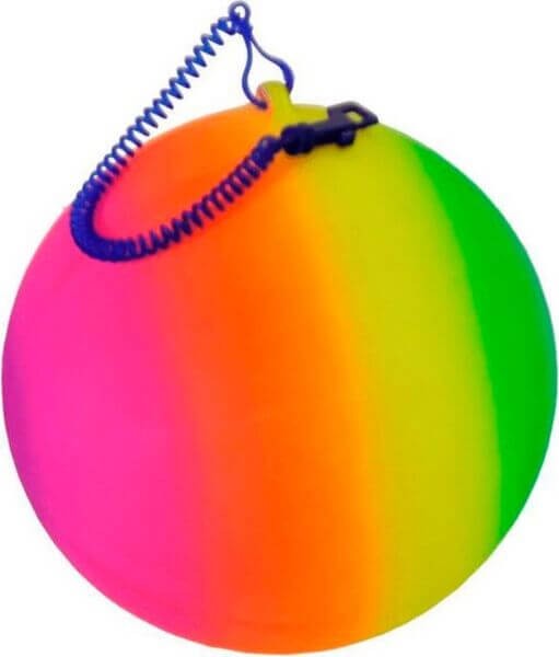 GAMETIME Returnball Rainbow mit Schnur 21cm