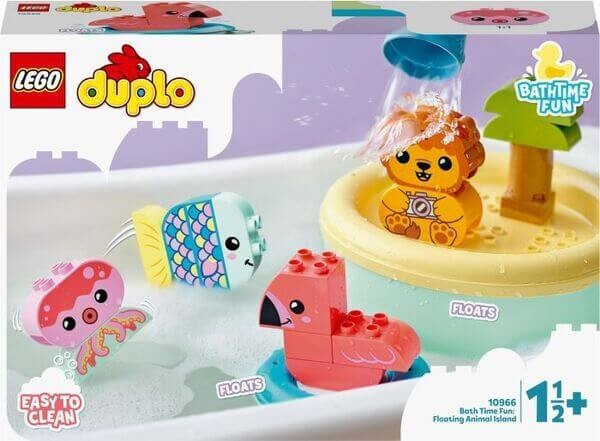 LEGO® DUPLO 10966 Badewannenspaß: Schwimmende Tierinsel