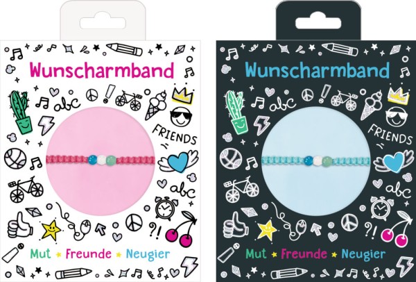 Wunscharmband mit Halbedelsteinen (einzeln)