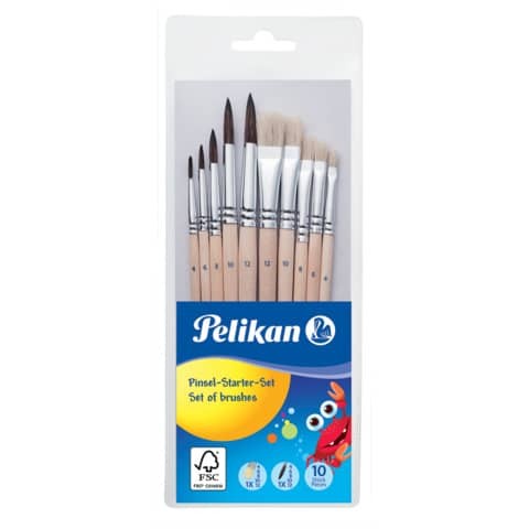 Haarpinsel Starter 10ST sort. PELIKAN