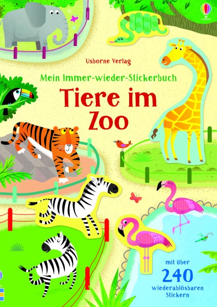 Holly Bathie: Mein Immer-wieder-Stickerbuch - Tiere im Zoo