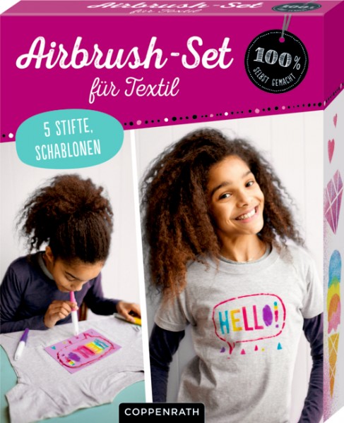 Airbrush-Set für Textil (100% selbst gemacht)