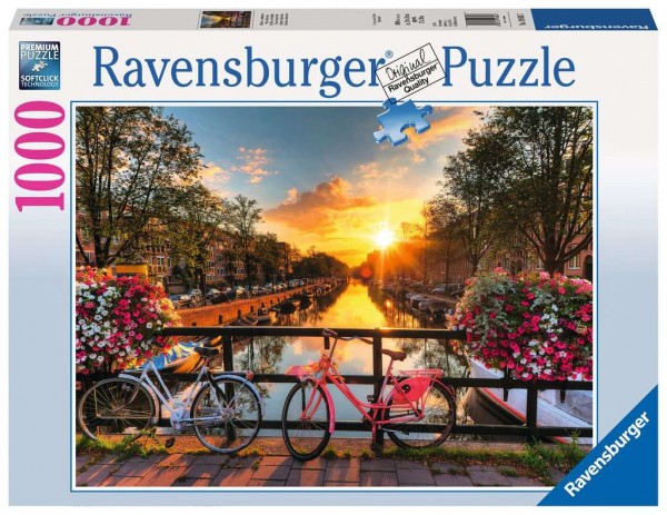 Ravensburger Puzzle 19606 Fahrräder in Amsterdam