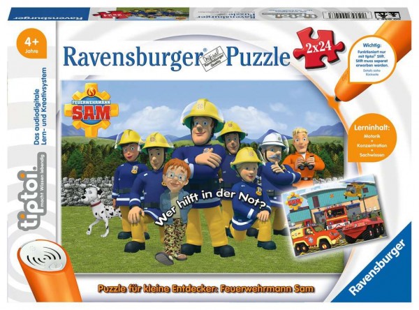 tiptoi® Puzzle für kleine Entdecker: Feuerwehrmann Sam