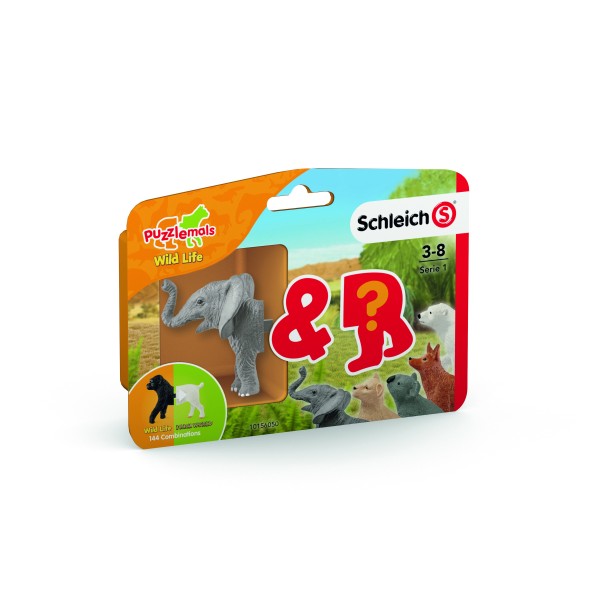 Schleich Puzzlemals Wild Life Series 1