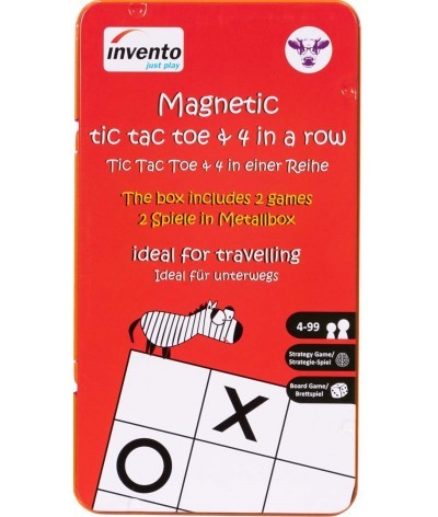 Magnetisches Tic Tac & Toe + 4 in einer Reihe