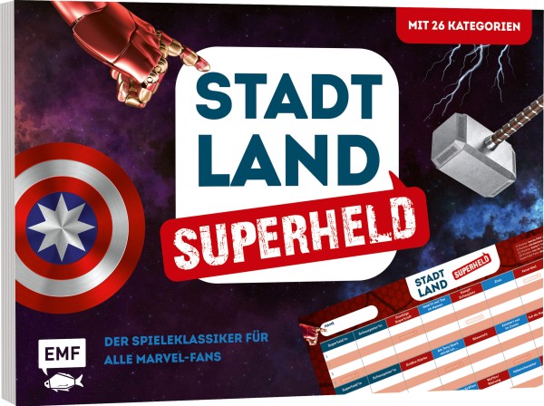 STADT, LAND, SUPERHELD – DER SPIELEKLASSIKER FÜR ALLE MARVEL-FANS