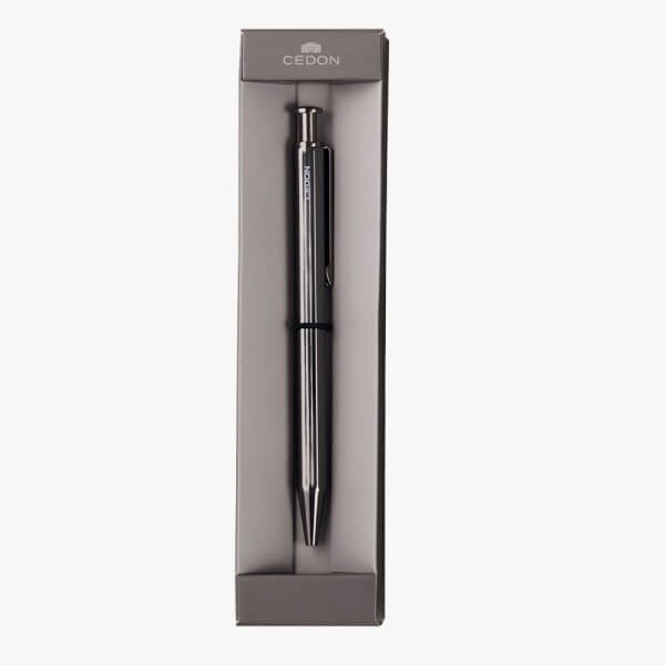 Kugelschreiber mit Box schwarz