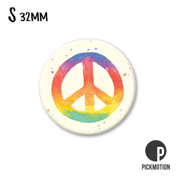 Magnet S rainbow peace