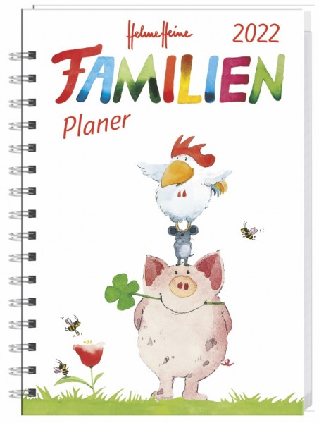 Helme Heine Familienplaner Buch A5 - Kalender 2022