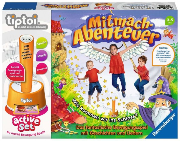 tiptoi® ACTIVE Set Mitmach-Abenteuer mit tiptoi Lautsprecher