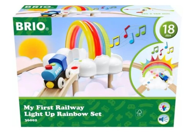 Mein erstes BRIO Bahn Regenbogen-Set
