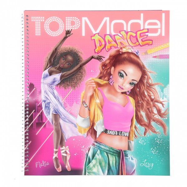 TOPModel DANCE Malbuch