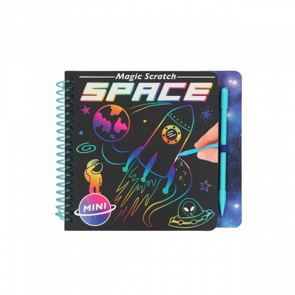 Mini Magic Scratch Book Space