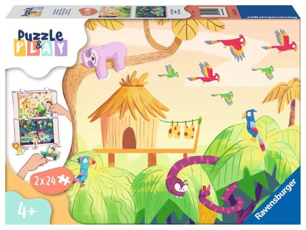 Dschungelabenteuer - Puzzle & Play