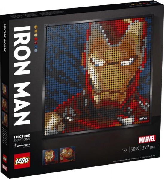 LEGO® ART 31199 Marvel Studios Iron Man - Kunstbild