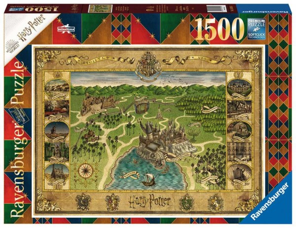 Ravensburger Puzzle 16599 Hogwarts Karte 1500 Teile