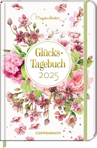 Großer Wochenkalender: GlücksTagebuch 2025 (rosa) - M.Bastin