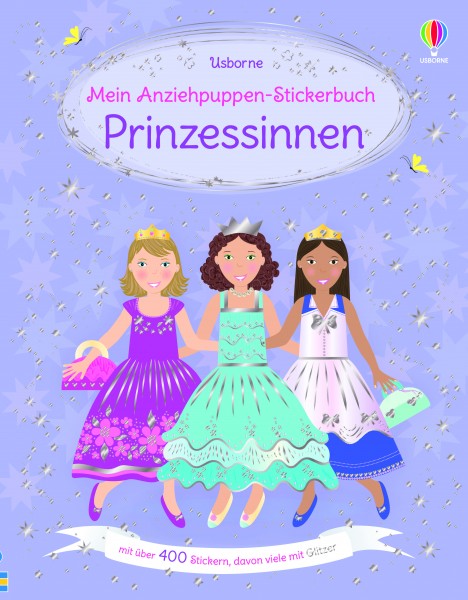 Fiona Watt, Mein Anziehpuppen-Stickerbuch: Prinzessinnen mit über 400 Stickern