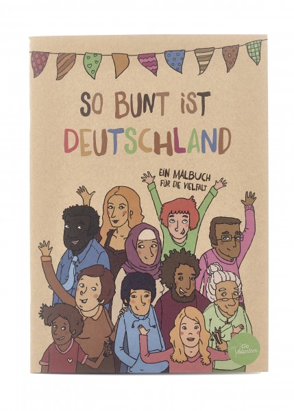Malbuch für die Vielfalt | Deutschland Edition