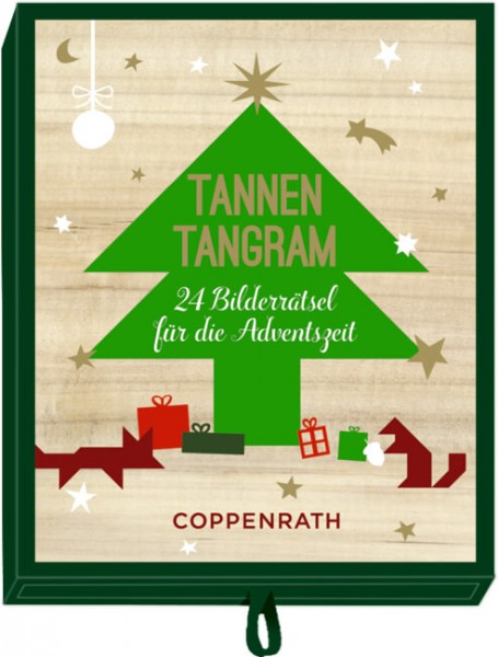 Tannen-Tangram - 24 Bilderrätsel ..., Adventsschachtelspiel
