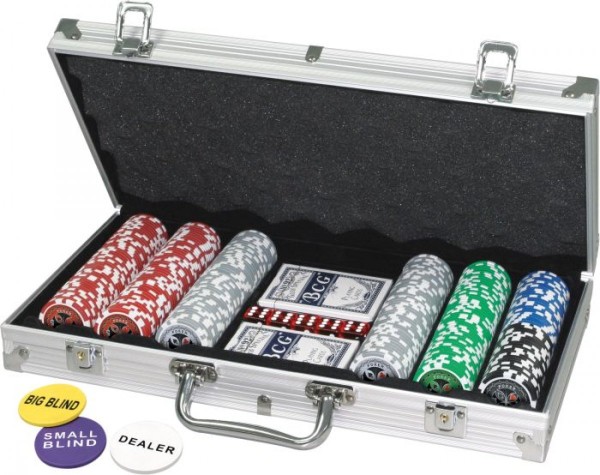 Pokerkoffer 300 Laser-Chips