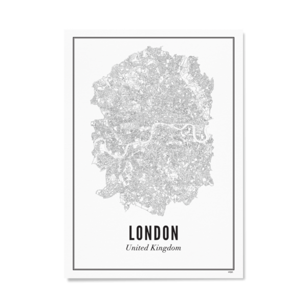 Poster LONDON - STADT 21 x 30 cm