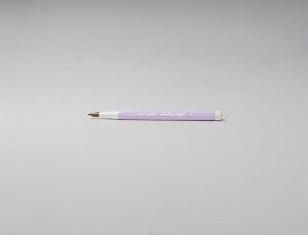 Drehgriffel Nr. 1, Lilac - Gelstift mit schwarzer Tinte