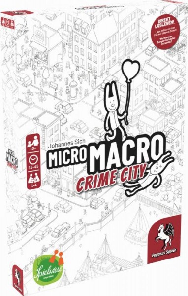 SPIEL DES JAHRES 2021 MicroMacro: Crime City (Edition Spielwiese)