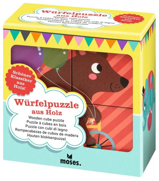 Würfelpuzzle Zirkusfreunde