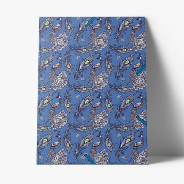 Sammelmappe de Luxe Pfau