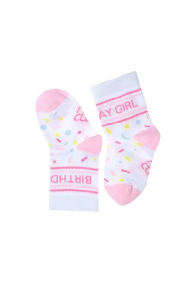 Socken - Birthday Girl (Größe 21-26 / 3-5 Jahre)