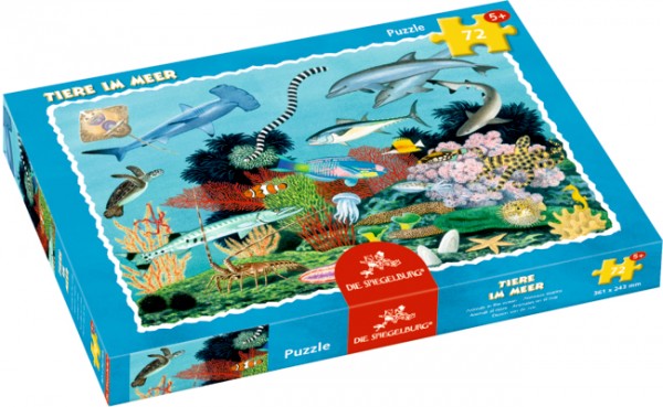 Puzzle Tiere im Meer (72 Teile)