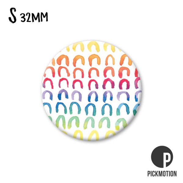 Magnet S rainbow bows